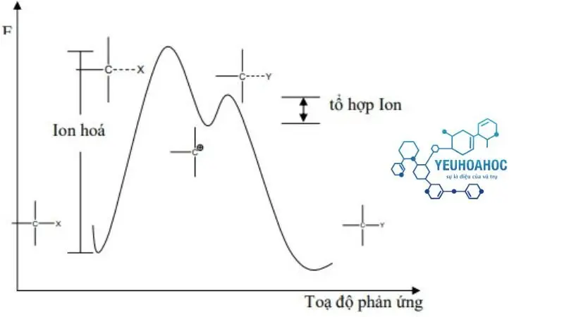 Giản đồ cơ chế phản ứng thế SN1