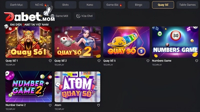 Quay số Dabet là sân chơi lý tưởng cho tín đồ đam mê thử thách