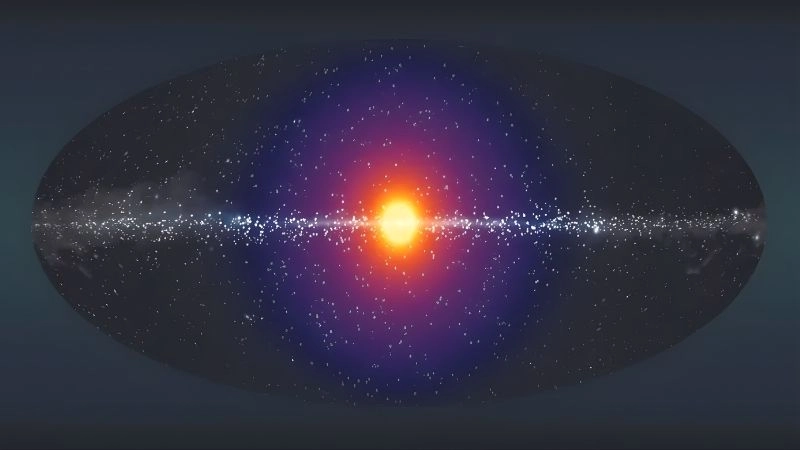 Vòng xoáy plasma dài 1 triệu năm ánh sáng nối hai thiên hà