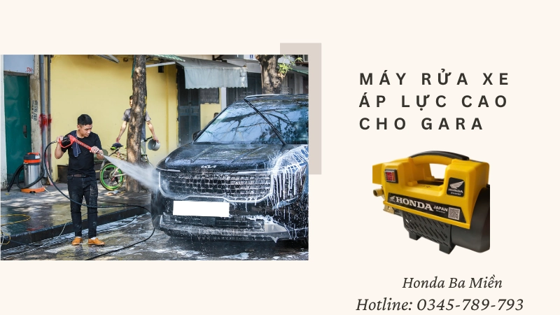 Thiết bị rửa xe công nghiệp tiết kiệm nước và điện