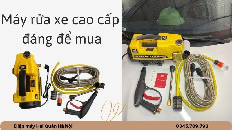 Máy rửa xe cao cấp: Lý do đáng giá từng đồng chi tiêu