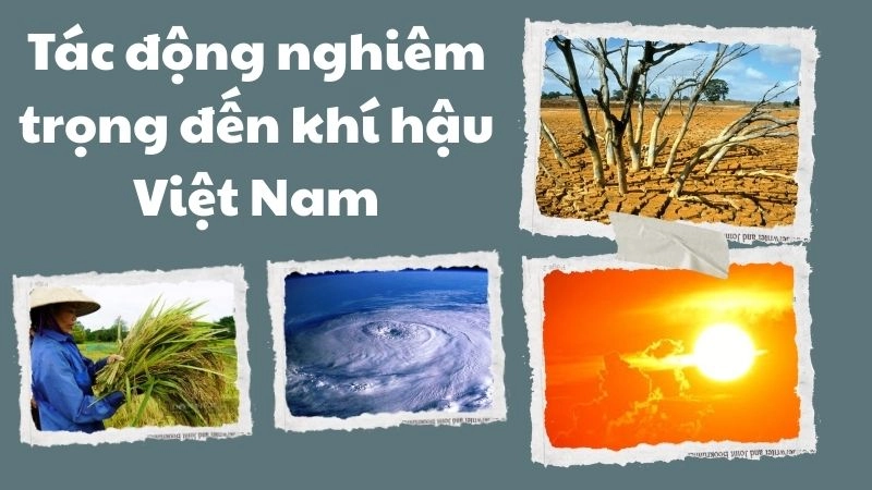 Tác động nghiêm trọng đến khí hậu Việt Nam 