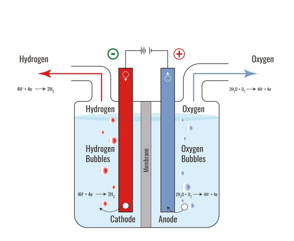 Phản ứng điện phân điện cực trơ bằng than chì hoặc bạch kim