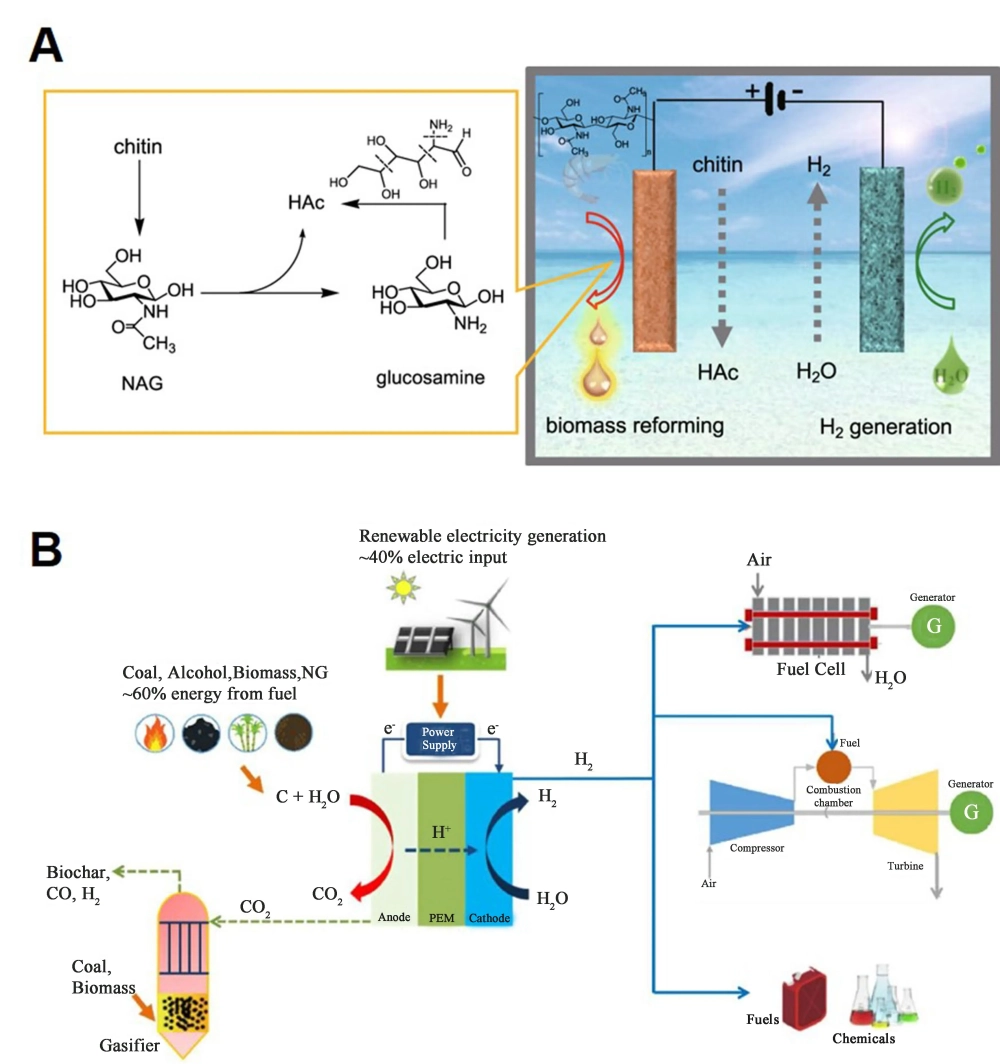 Hình ảnh phản ứng điện phân cực dương với sự thoát khí oxy